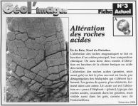 Altération en peau d'éléphant granite Île de Batz Finistère